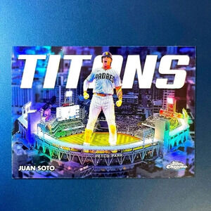Juan Soto Titans Refractor 2023 Topps Chrome San Diego Padres